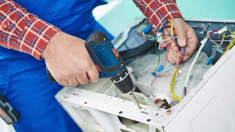Gebze Beko Beko çamaşır makinesi kart tamiri – Su almama arızası orijinal parça ile giderildi. - Teknik servis örneği